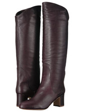 Splendid Nick Knee High Boots Deep Plum Color, Size 9 Women's Tall Leather Boot