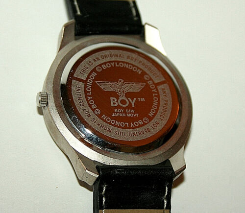 Seltene Herren Junge London Bullauge Earth View N & S Amerika Uhr Neu aus altem Lagerbestand 1990er Jahre - Bild 3 von 3