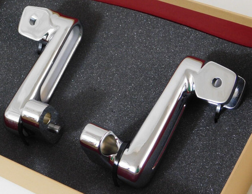 2014-2020 Indian Chief Motorcycle Chrome PINNACLE Passenger Foot Peg Supports OE - Picture 2 of 3