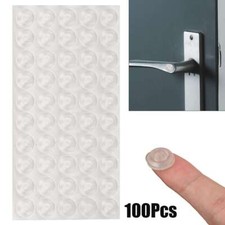 100pcs/set Adhesive Soft and Clear Silicone Rubber Feet for Furniture Protection