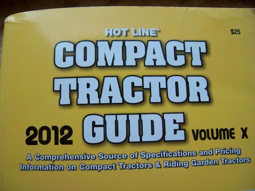 Hot Line , Compact Tractor , Blue Book Farm Equipment Guide , 2012 Edition - Picture 2 of 4