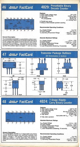 Vintage-Electronics FactCards FROM: POPULAR ELECTRONICS & HANDS-ON ELECTRONICS - 第 15/36 張圖片
