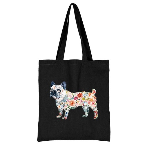 Reino Unido Impreso Perro Lona Bolso de Compras Plegable Bolso de Hombro Bolso de Comprador Regalos - Imagen 14 de 23