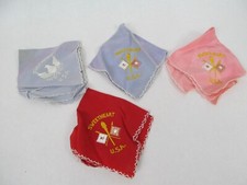 Lot of Vintage Military Homefront Sweetheart Handkerchiefs