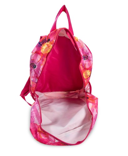 Pink Floral 18” Backpack with Speaker - Picture 3 of 3