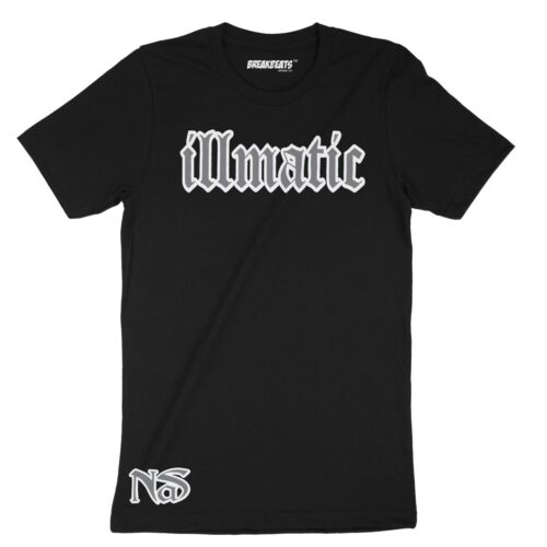 Nas Illmatic T-Shirt 90's Hip Hop Rapper Tribute Graphic Design Black T-Shirts - Picture 5 of 5
