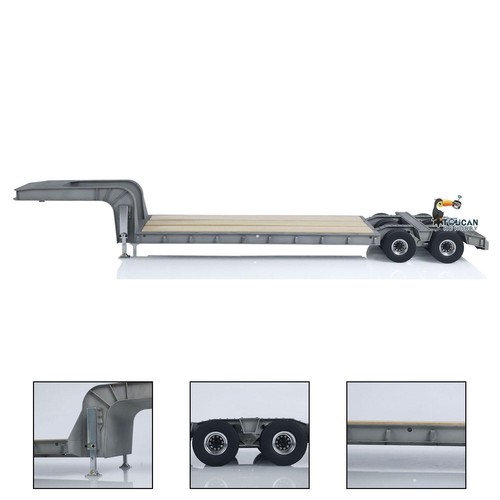 LESU 1/14 Metal Heavy Trailer 4Axles 872MM for Tamiya RC Tractor for haj*** - Picture 4 of 22