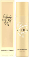 Lady Million by Paco Rabanne Deodorant Spray Women 5 oz / 150 Ml NEW SEALED BOX