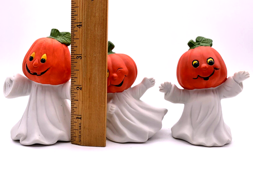 BOOkinS Halloween House Candle Box 3 piezas Ghost Jack O' Lanterns Elaine Thompson - Imagen 9 de 11