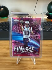 Drake Maye 2024 Topps Chrome Finesse Pink Refractor #F-2 Ungraded RC New England