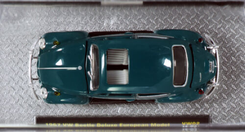 M2 Machines 1967 VW Maggiolino Deluxe Modello Europeo Auto-Thentics 31500 14-03 Verde - Foto 3 di 4