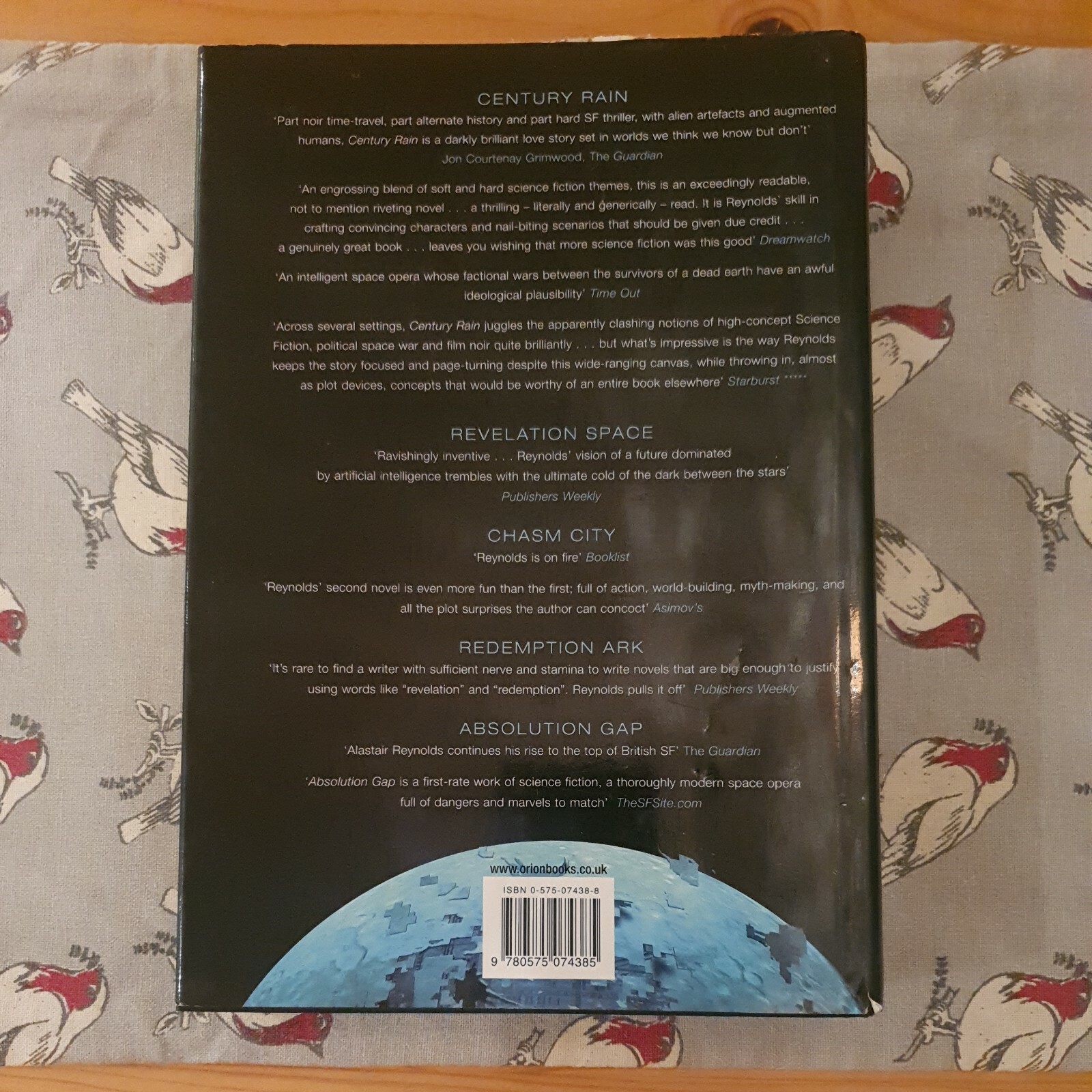 2005 First Edition First Printing Signed Alastair Reynolds Pushing Ice GORĄCE zamówienie pocztowe