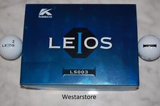 KASCO LEIOS LS003 1 DOZEN White GOLF BALLS FREE 2 Dozen TEES JAPAN