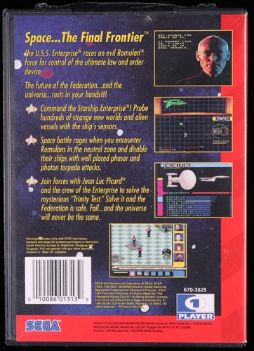 Star Trek The Next Generation Echi Dal Passato Sega Genesis WATA 9.4 A+ TNG - Foto 6 di 10