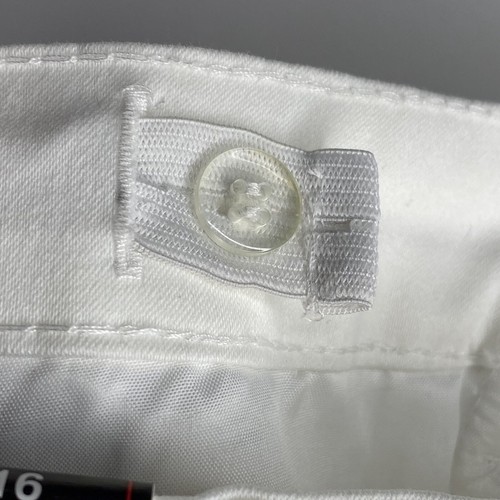 Real Love NWT Youth Girls' White Stretch Short Shorts; Size 16; Adjustable Waist - Picture 6 of 9