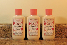 Bath Body Works Raspberry Jam Donut Body Lotion Lot of 3 NEW