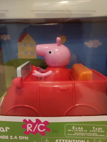 Peppa Pig’s Rojo Coche Función Completa Control Remoto Wheelie Giro/Radio Control/ 3+/ ¡¡NUEVO!!! - Imagen 9 de 10