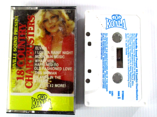 The Nashville Sound Present 18 Country Chartbusters Cassette Tape Music World - Picture 1 of 6