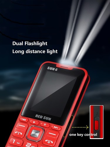 H08 Push Button Mobile Phone 4SIM Card Bluetooth 2.4 inch Sim FM Camera Cellphon - Picture 6 of 16