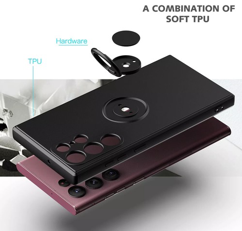 Case For Samsung Galaxy S21 Ultra,S21 Plus,S21FE Shokproof Ring Holder Magnetic - Picture 43 of 54