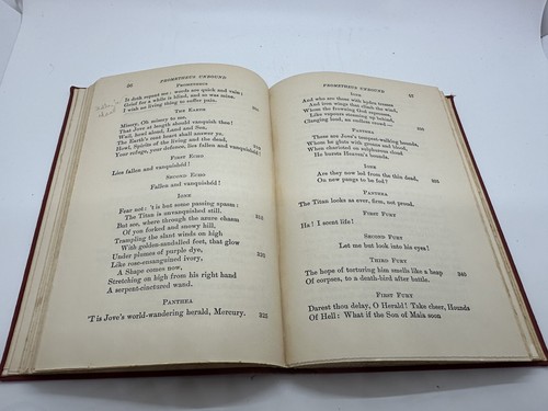 Selected Poems of Percy Bysshe Shelley 1907 with Marginalia - Picture 11 of 17