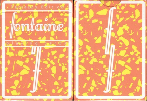 Fontaine Playing cards, Terrazzo Edition, Limited only 3,500, new &in cellophane - Picture 1 of 9