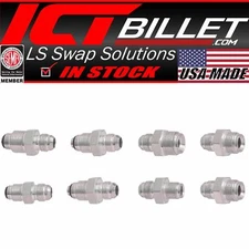 ICT Billet Universal Power Steering -6AN Hose Adapter Fitting Kit