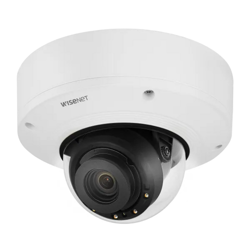 Cámara de IA domo vándalo para exteriores Hanwha Techwin 4K IR, PNV-A9081R - Imagen 3 de 4