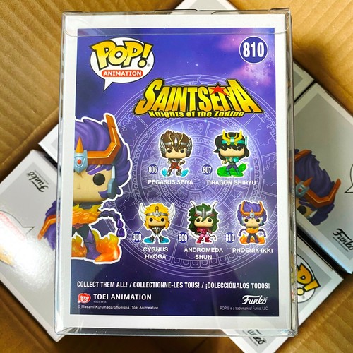 Funko Pop Saint Seiya: PHOENIX IKKI #810 GITD vinile con custodia pop "come nuovo" - Foto 3 di 5