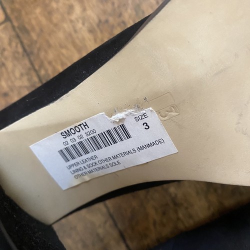 New Vintage Dolcis Size 36 3 Black Suede Mary Jane Court Shoes 40s Style Womens - Picture 8 of 12