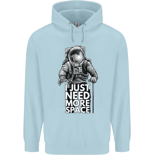 I Just Need More Space Funny Astronaut Childrens Kids Hoodie - Picture 43 of 88