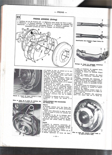 Revue technique automobile Peugeot 305 Diesel GRD GLD SRD REF E27H - Picture 12 of 12