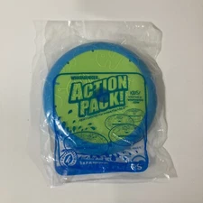 Whataburger Action Pack Water Flyers Blue Green Reverse Water Frisbee Kids Toy