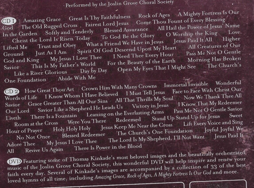 Thomas Kinkade Amazing Grace Tin 3 CD DVD Joslin Grace Choral Society 2008 - Picture 8 of 8