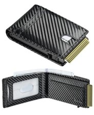 Card For Men Slim: Smart - Rfid Minimalist Front Pocket with ID Window Pop Up