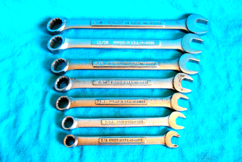 craftsman usa 7 piece combination wrench set 3/4 to 3/8 - Picture 2 of 2