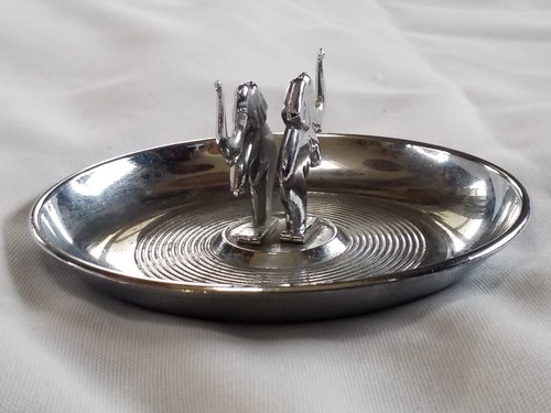 Vintage 1950's Hamilton Pincherette Ashtray W/ Elephants Mid-Century Art Deco - Picture 7 of 14