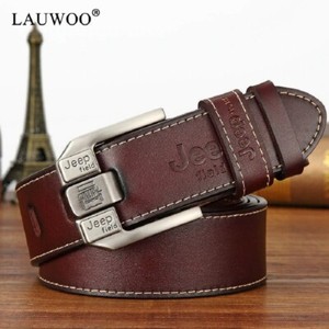 New Men Luxury Pin Buckle Leather Waistband Belt Strap Waist Belts Genuine Casua