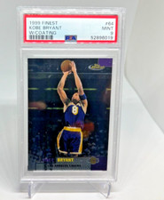 PSA 9 - 199 Topps Finest KOBE BRYANT w/ Coating #64 Lakers