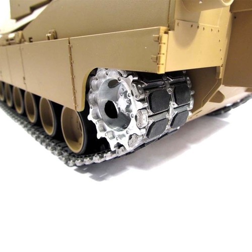 Mato Metal Track With Rubber Pads For 1/16 HL 3918-1 M1A2 Abrams RC Tank - Picture 2 of 4