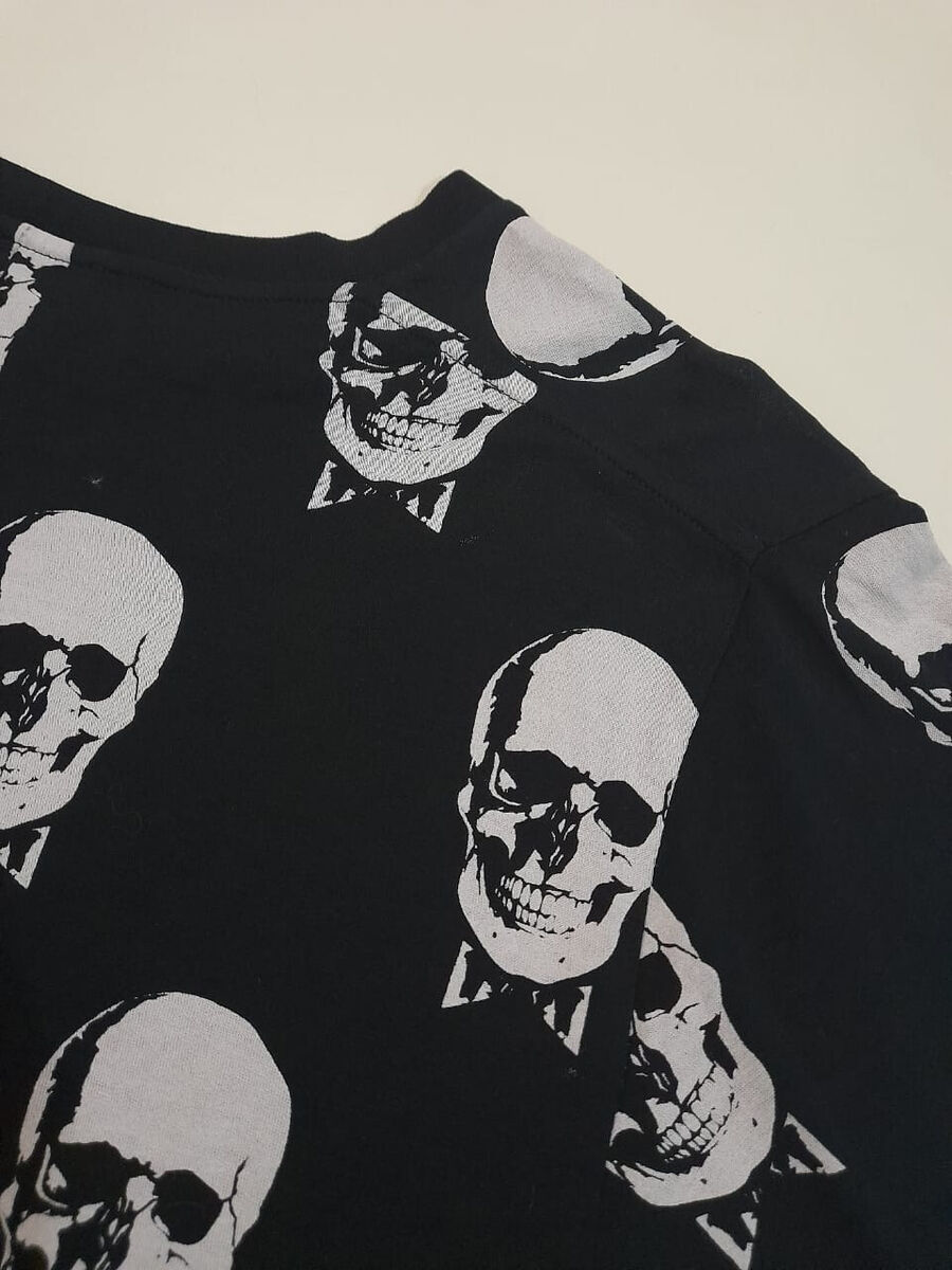 Saint Laurent Skull Print T Shirt eBay