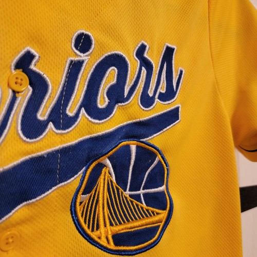 Camiseta Top NBA Niños Golden State Warriors Bordada #46 Talla Mediana 10/12 - Imagen 2 de 5