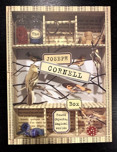 JOSEPH CORNELL BOX - 1ST ED. W/ BOOK - 2006 - SOMMERS & DRAKE - APPEARS UNREAD. - Picture 1 of 13