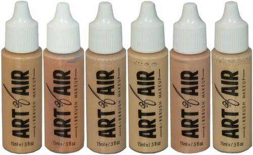 Art of Air Airbrush Makeup Kit Fair-Medium 6pc Foundation Blush Bronzer - Picture 3 of 5