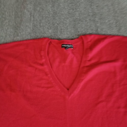 Lane Bryant Sweeter Womans 18 20 Red Fine Merino Wool Collection Cozy Preppy Day - Picture 2 of 11