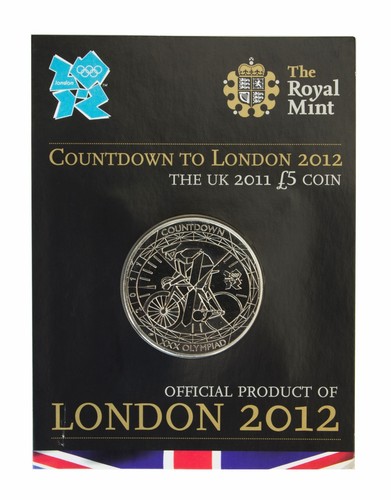 £5 FIVE POUND COIN PACKS OLYMPIC COUNTDOWN / PRESENTATION PACKS ROYAL MINT - Picture 4 of 15