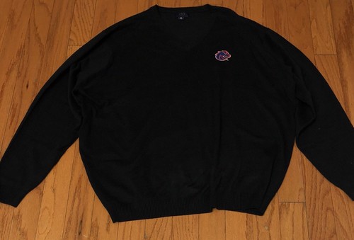 Vantage V Neck Long sleeves Black Sweatshirt 2X blue red horse logo - Picture 7 of 12
