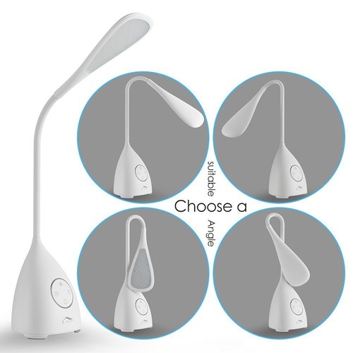 Dimmable LED Desk Lamp Touch-Sensitive 3 Modes Memory Function Flexible Neck - Picture 2 of 9