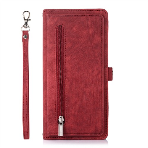 For Redmi and Xiaomi "All" Series Zipper Leather Flip Card Wallet Case W/Lanyard - Picture 23 of 45