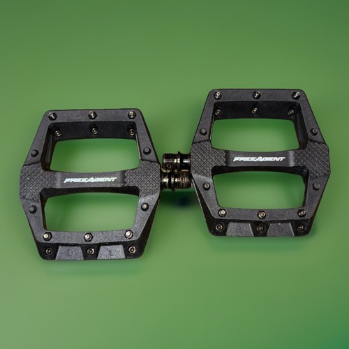 FREE AGENT BMX Doppio AGENTE Mandrino Cr-Mo Lavorato CNC 9/16 PEDALI - Foto 2 di 2